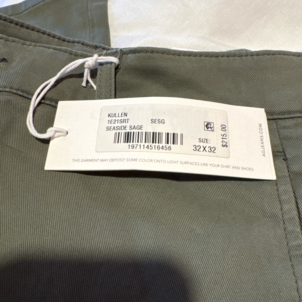 AG Adriano Goldschmied Olive Chinos - Picture 4 of 4